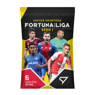 21-22 Fortuna Liga RETAIL balíček (6 karet)