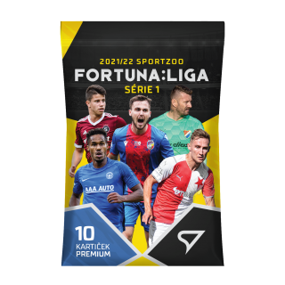 21-22 Fortuna Liga PREMIUM balíček (10 karet)
