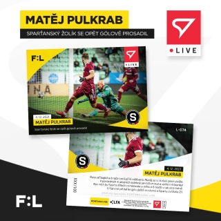 21-22 SportZoo LIVE - Matěj PULKRAB č. L-074 x/107