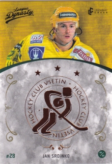 LG League Dynasty - Jan SRDÍNKO č. 124 Copper x/77