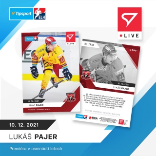 21-22 Tipsport Extraliga - Lukáš PAJER č. L-060 x/68