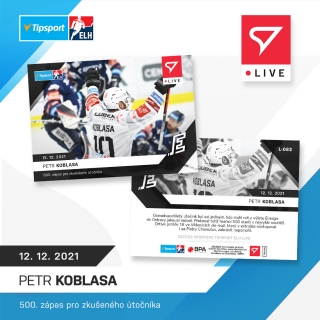 21-22 Tipsport Extraliga - Petr KOBLASA č. L-062 x/59