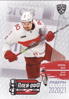 2021 KHL Exclusive - Emil DJUSE č. LDR-PO-138