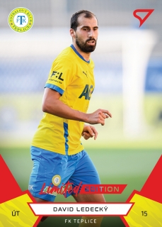 21-22 Fortuna Liga - David LEDECKÝ č. 146 Red x/49