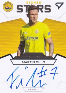 21-22 Fortuna Liga - Martin FILLO č. S1-MF 74/199