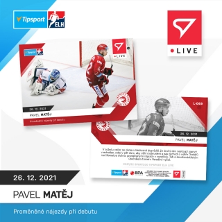 21-22 Tipsport Extraliga - Pavel MATĚJ č. L-069 x/67