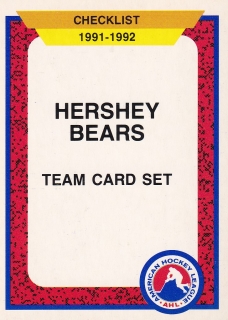 91-92 ProCards - Hershey Bears č. 287 CL