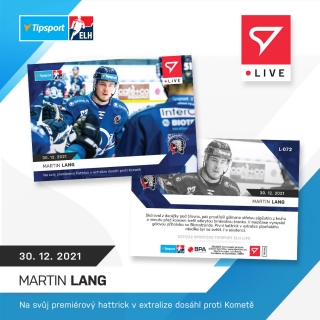 21-22 Tipsport Extraliga - Martin LANG č. L-072 x/66