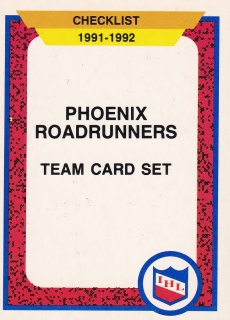 91-92 ProCards - Phoenix Roadrunners č. 406 CL
