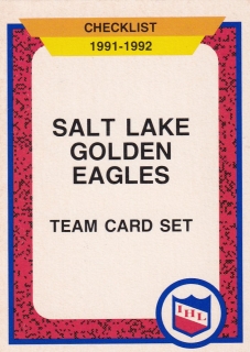 91-92 ProCards - Salt Lake Golden Eagles č. 594 CL