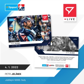 21-22 Tipsport Extraliga - Petr JELÍNEK č. L-075 x/60