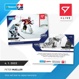 21-22 Tipsport Extraliga - Peter MUELLER č. L-076 x/62