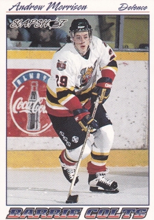 95-96 Slapshot OHL - Andrew MORRISON č. 29