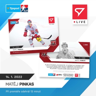 21-22 Tipsport Extraliga - Matěj PINKAS č. L-080 x/60