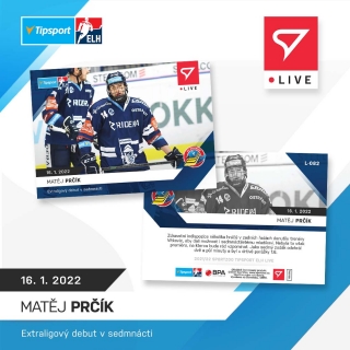 21-22 Tipsport Extraliga - Matěj PRČÍK č. L-082 x/63