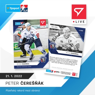 21-22 Tipsport Extraliga - Peter ČEREŠŇÁK č. L-086 x/62