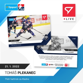 21-22 Tipsport Extraliga - Tomáš PLEKANEC č. L-087 x/90
