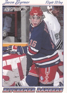 95-96 Slapshot OHL - Jason BYRNES č. 146