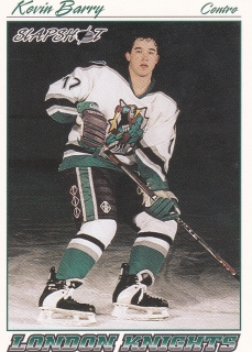 95-96 Slapshot OHL - Kevin BARRY č. 168