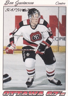 95-96 Slapshot OHL - Ben GUSTAVSON č. 268