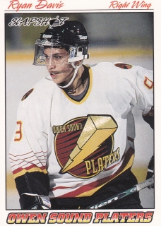 95-96 Slapshot OHL - Ryan DAVIS č. 290