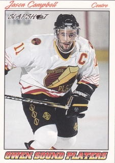 95-96 Slapshot OHL - Jason CAMPBELL č. 292