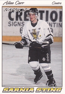 95-96 Slapshot OHL - Allan CARR č. 334