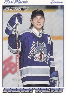 95-96 Slapshot OHL - Neal MARTIN č. 387