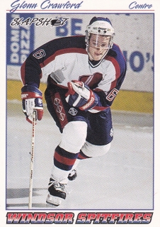 95-96 Slapshot OHL - Glenn CRAWFORD č. 411