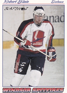 95-96 Slapshot OHL - Robert BLAIN č. 412