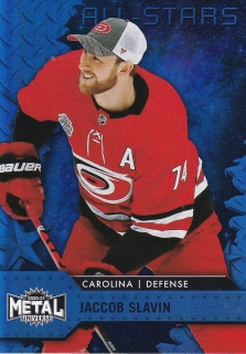 20-21 Metal Universe - Jaccob SLAVIN č. 155 All-Stars Blue Spectrum
