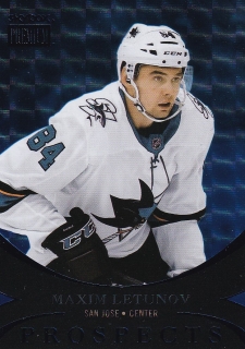20-21 Metal Universe - Maxim LETUNOV č. PP-38 Prospects Blue