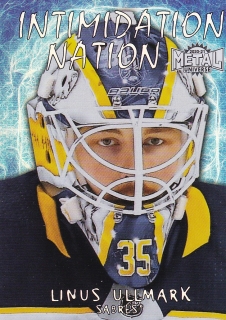20-21 Metal Universe - Linus ULLMARK č. IN-19 Intimidation Nation