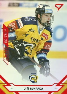 21-22 Tipsport Extraliga - Jiří SUHRADA č. 222 Red x/49