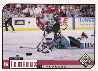98-99 UD Choice - Claude LEMIEUX č. 55