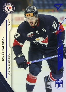 21-22 Tipos Extraliga - Tomáš MATOUŠEK č. 68 BLUE x/65
