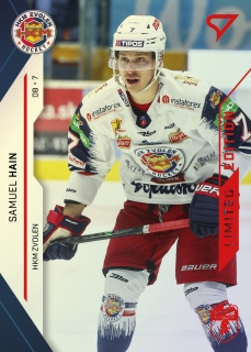 21-22 Tipos Extraliga - Samuel HAIN č. 2 RED x/35