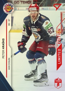 21-22 Tipos Extraliga - Peter HRAŠKO č. 3 RED x/35