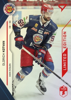 21-22 Tipos Extraliga - Oldrich KOTVAN č. 4 RED x/35