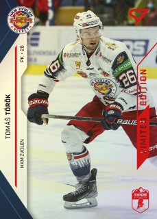 21-22 Tipos Extraliga - Tomáš TÖRÖK č. 15 RED x/35