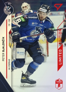 21-22 Tipos Extraliga - Peter BJALONČÍK č. 26 RED x/35