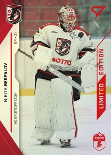21-22 Tipos Extraliga - Nikita BESPALOV č. 91 RED x/35