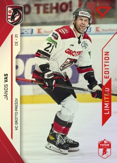 21-22 Tipos Extraliga - János VAS č. 106 RED x/35