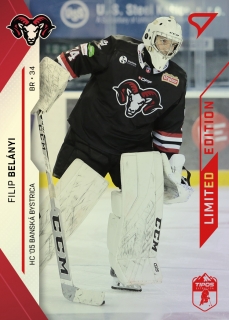 21-22 Tipos Extraliga - Filip BELÁNYI č. 163 RED x/35