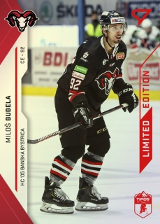 21-22 Tipos Extraliga - Miloš BUBELA č. 172 RED x/35