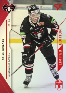 21-22 Tipos Extraliga - Brian IHNAČÁK č. 175 RED x/35