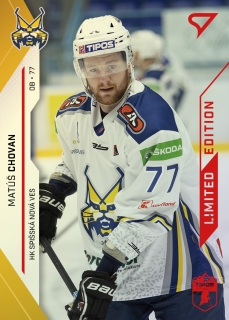 21-22 Tipos Extraliga - Matúš CHOVAN č. 203 RED x/35