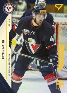 21-22 Tipos Extraliga - Patrik MAIER č. 60 GOLD x/15