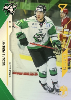 21-22 Tipos Extraliga - Nicolas FERENYI č. 136 GOLD x/15