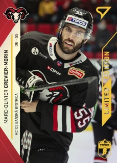 21-22 Tipos Extraliga - Marc-Olivier CREVIER-MORIN č. 168 GOLD x/15